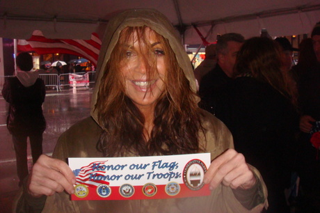 Rally at Times Square Recruiting Station