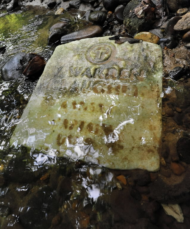 Discarded headstones at Arlington