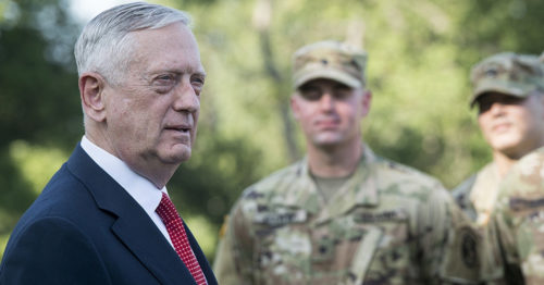 Mattis congratulates new ‘secretary of defense’