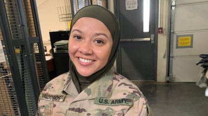 A Muslim soldier says her command sergeant major forced her to remove her hijab