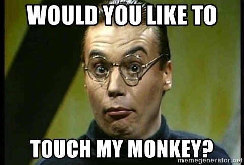 Touch my monkey
