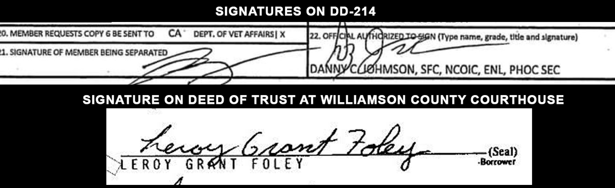 foley signatures